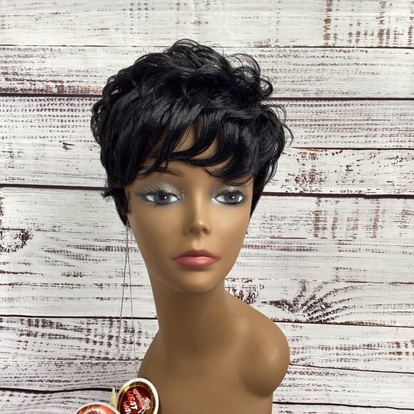 Vanessa Other - Ulta Rockstar Pixie Wig #1 Jet Black Classic Cap Adjustable Synthetic